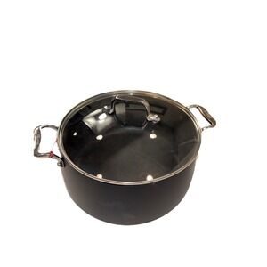 All-Clad HA1 Hard Anodized Nonstick Cookware Stockpot 8 Quart BENT Induction